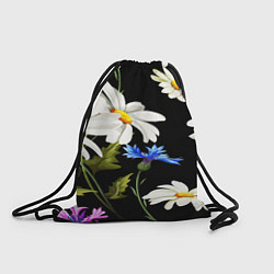 Рюкзак-мешок Ромашки, цвет: 3D-принт