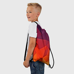 Рюкзак-мешок Geometric, цвет: 3D-принт — фото 2
