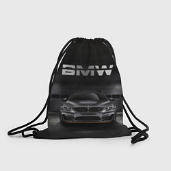 Рюкзак-мешок BMW серебро, цвет: 3D-принт