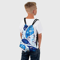 Рюкзак-мешок Гжель огурцы, цвет: 3D-принт — фото 2
