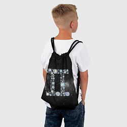 Рюкзак-мешок Космические Близнецы, цвет: 3D-принт — фото 2