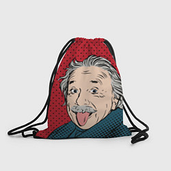 Рюкзак-мешок Альберт Эйнштейн: Поп-арт, цвет: 3D-принт