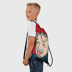 Рюкзак-мешок Альберт Эйнштейн: Поп-арт, цвет: 3D-принт — фото 2