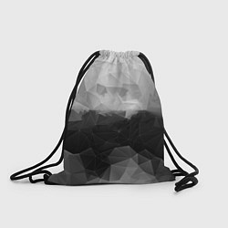 Рюкзак-мешок Polygon gray, цвет: 3D-принт