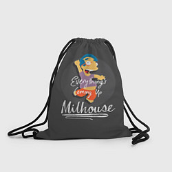 Рюкзак-мешок Milhouse, цвет: 3D-принт