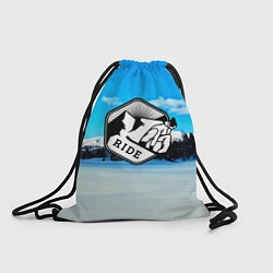 Рюкзак-мешок Лыжный спорт, цвет: 3D-принт