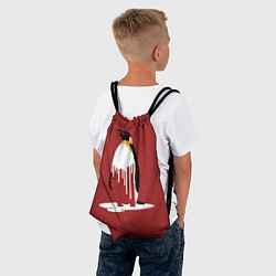 Рюкзак-мешок Расплавленный пингвин, цвет: 3D-принт — фото 2