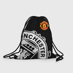 Рюкзак-мешок Man United: Black Collection, цвет: 3D-принт