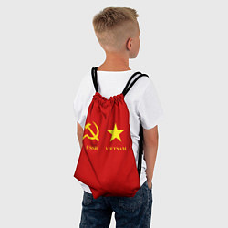 Рюкзак-мешок СССР и Вьетнам, цвет: 3D-принт — фото 2