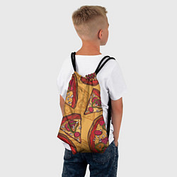 Рюкзак-мешок Пицца, цвет: 3D-принт — фото 2