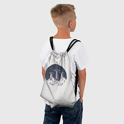 Рюкзак-мешок НЛО в Горах, цвет: 3D-принт — фото 2