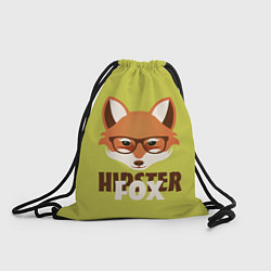 Рюкзак-мешок Hipster Fox, цвет: 3D-принт