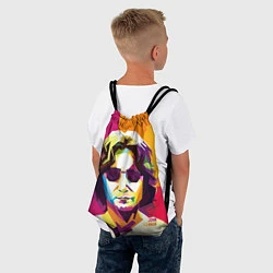 Рюкзак-мешок Джон Леннон: фан-арт, цвет: 3D-принт — фото 2