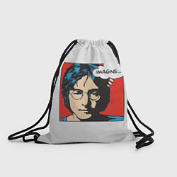 Рюкзак-мешок John Lennon: Imagine, цвет: 3D-принт