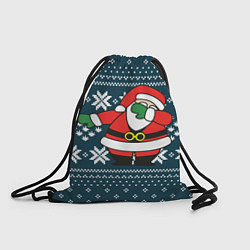 Рюкзак-мешок Дед Мороз DAB, цвет: 3D-принт