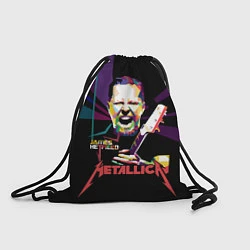 Рюкзак-мешок Metallica: James Alan Hatfield, цвет: 3D-принт