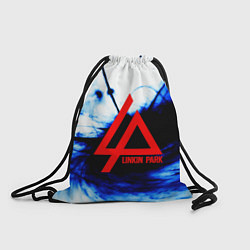 Рюкзак-мешок Linkin Park blue smoke, цвет: 3D-принт