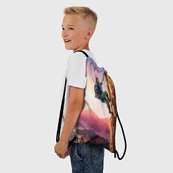 Рюкзак-мешок Zelda Rock, цвет: 3D-принт — фото 2