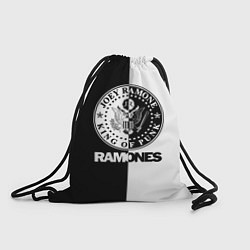 Рюкзак-мешок Ramones B&W, цвет: 3D-принт
