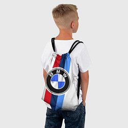 Рюкзак-мешок BMW M: White Sport, цвет: 3D-принт — фото 2