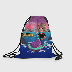 Рюкзак-мешок Lil Pump on the water, цвет: 3D-принт