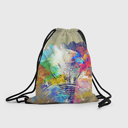 Рюкзак-мешок Гениальная идея, цвет: 3D-принт
