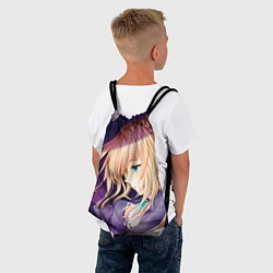 Рюкзак-мешок Violet Evergarden, цвет: 3D-принт — фото 2