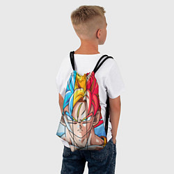 Рюкзак-мешок Colour Goku, цвет: 3D-принт — фото 2