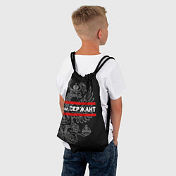 Рюкзак-мешок Младший Сержант: герб РФ, цвет: 3D-принт — фото 2