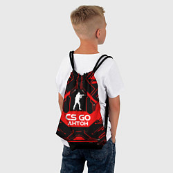 Рюкзак-мешок CS:GO - Антон, цвет: 3D-принт — фото 2