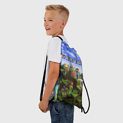 Рюкзак-мешок Майнкрафт: Света, цвет: 3D-принт — фото 2