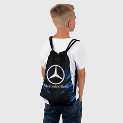 Рюкзак-мешок Mercedes-Benz: Blue Anger, цвет: 3D-принт — фото 2