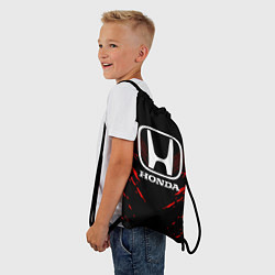 Рюкзак-мешок Honda: Red Anger, цвет: 3D-принт — фото 2