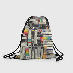 Рюкзак-мешок VHS-кассеты, цвет: 3D-принт