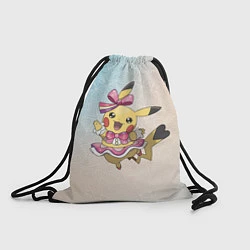 Рюкзак-мешок Пикачу-девочка, цвет: 3D-принт