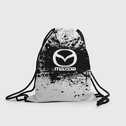 Рюкзак-мешок Mazda: Black Spray, цвет: 3D-принт
