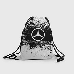 Рюкзак-мешок Mercedes-Benz: Black Spray, цвет: 3D-принт