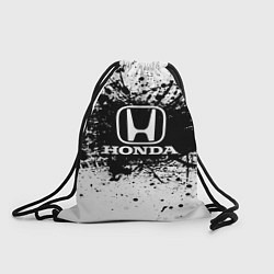 Рюкзак-мешок Honda: Black Spray, цвет: 3D-принт