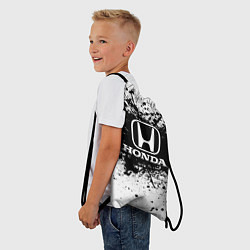 Рюкзак-мешок Honda: Black Spray, цвет: 3D-принт — фото 2