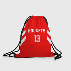 Рюкзак-мешок Rockets: James Harden 13, цвет: 3D-принт