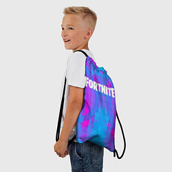 Рюкзак-мешок Fortnite: Acid Neon, цвет: 3D-принт — фото 2