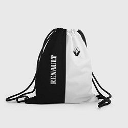 Рюкзак-мешок Renault: Black & White, цвет: 3D-принт