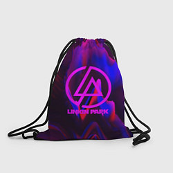 Рюкзак-мешок Linkin Park: Violet Neon, цвет: 3D-принт