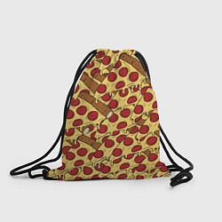 Рюкзак-мешок Любитель пиццы, цвет: 3D-принт