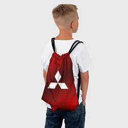 Рюкзак-мешок Mitsubishi: Red Carbon, цвет: 3D-принт — фото 2