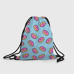 Рюкзак-мешок Стиль пончиков, цвет: 3D-принт