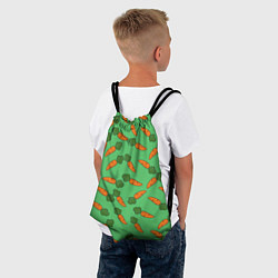 Рюкзак-мешок Любитель морковки, цвет: 3D-принт — фото 2