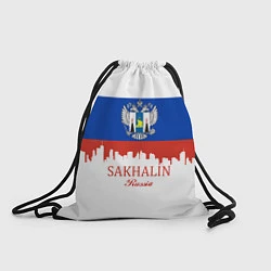 Рюкзак-мешок Sakhalin: Russia, цвет: 3D-принт