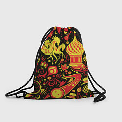 Рюкзак-мешок Русский мотив, цвет: 3D-принт