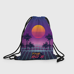 Рюкзак-мешок The 80s Beach, цвет: 3D-принт